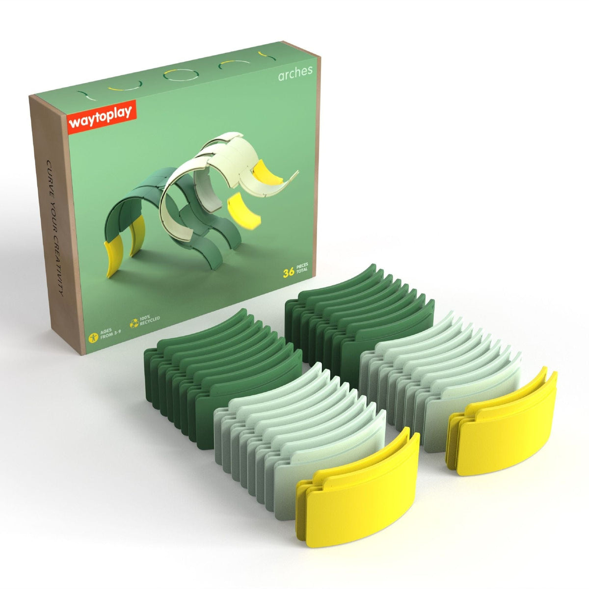 Konstruktionsspielzeug Arches Creator Set – Konstruktionsspielzeug | 36 Boegen | waytoplay