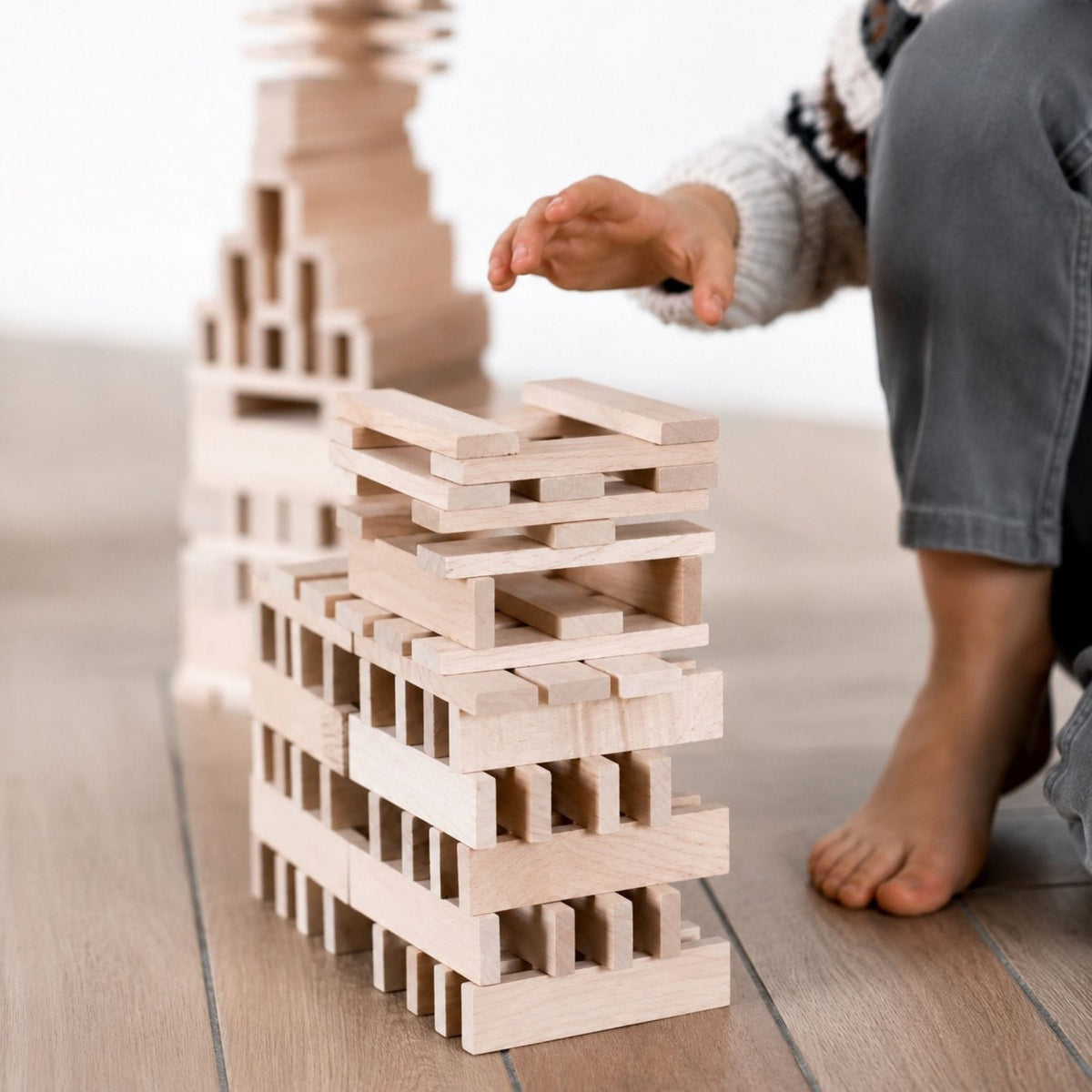 Holzspielzeug & Bausteine Architectural Blocks - 100 oder 200 Holzbausteine | Wooden Story