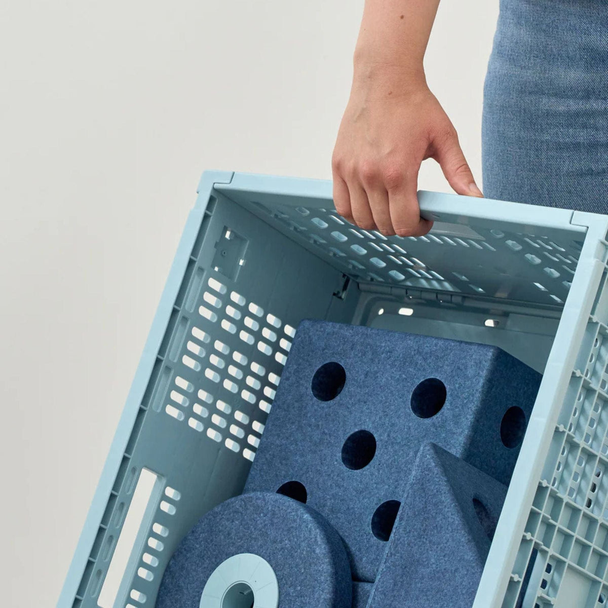 Lern- & Motorikspielzeug MODU Aufbewahrungsbox – Stapelbare Spielzeugbox
