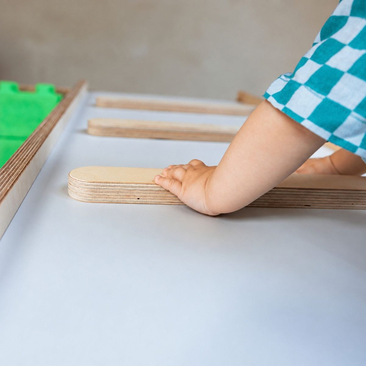 bygge Brett SUSEBAKKE, Rutsche mit Kletterseite für bygge-Bausteine