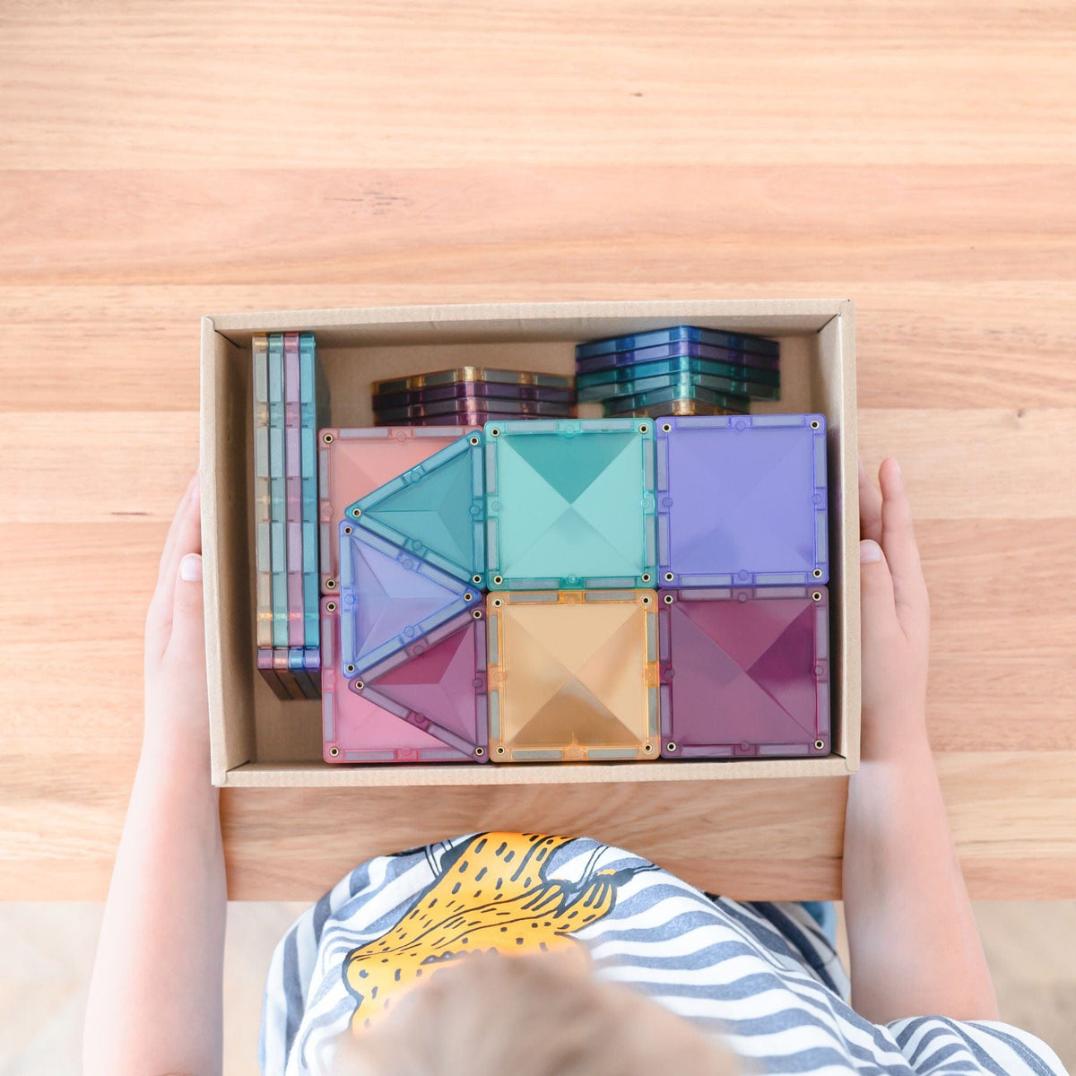 Magnetbausteine Connetix Pastel Starter Pack — 64 Magnetbausteine