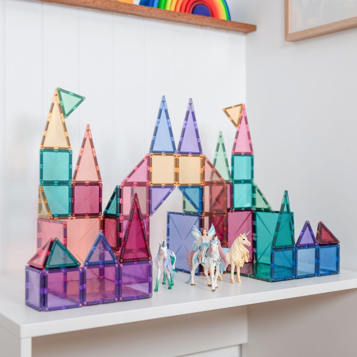 Magnetbausteine Connetix Pastel Starter Pack — 64 Magnetbausteine