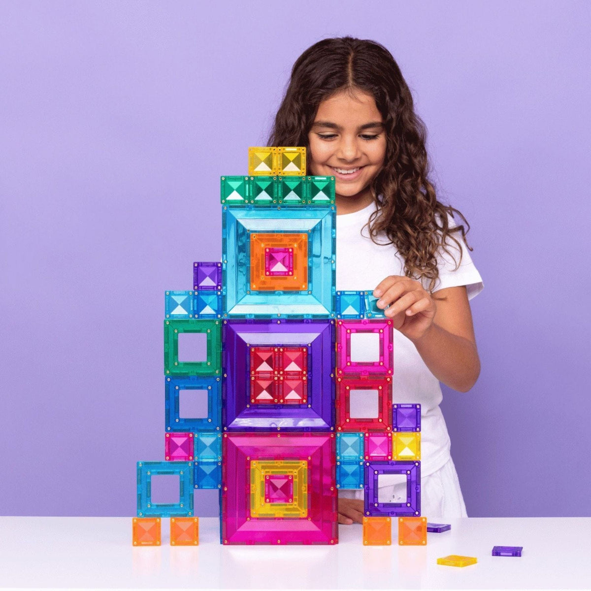Magnetbausteine Connetix Bright Portal Pack — 48 Magnetbausteine