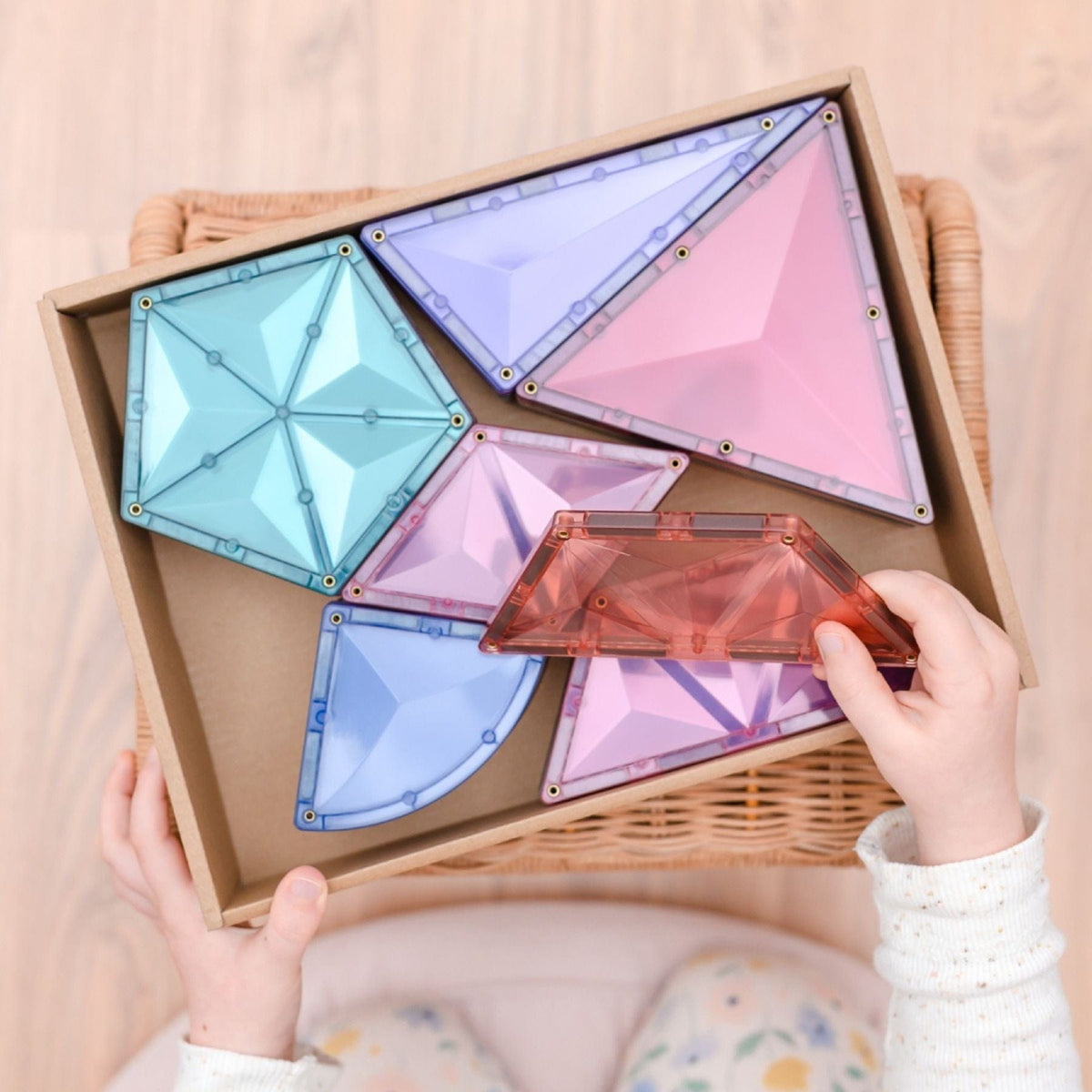 Magnetbausteine Connetix Pastel Shape Expansion Pack — 48 Teile