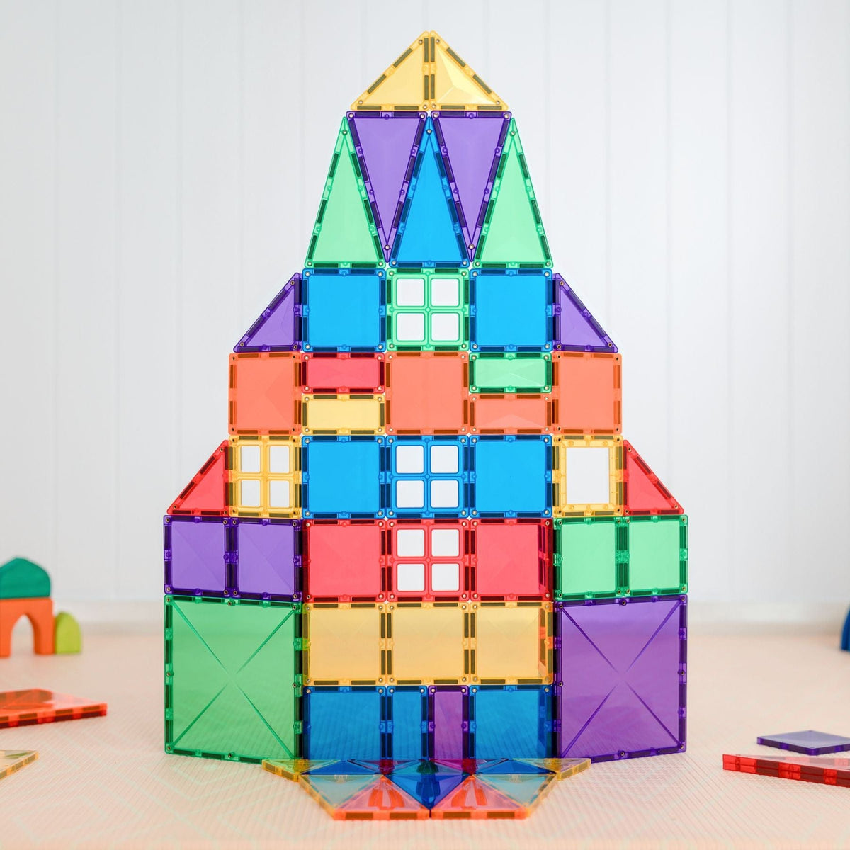 Magnetbausteine Connetix Rainbow Creative Pack 102 Teile - STEAM Magnetbausteine ab 3 Jahren