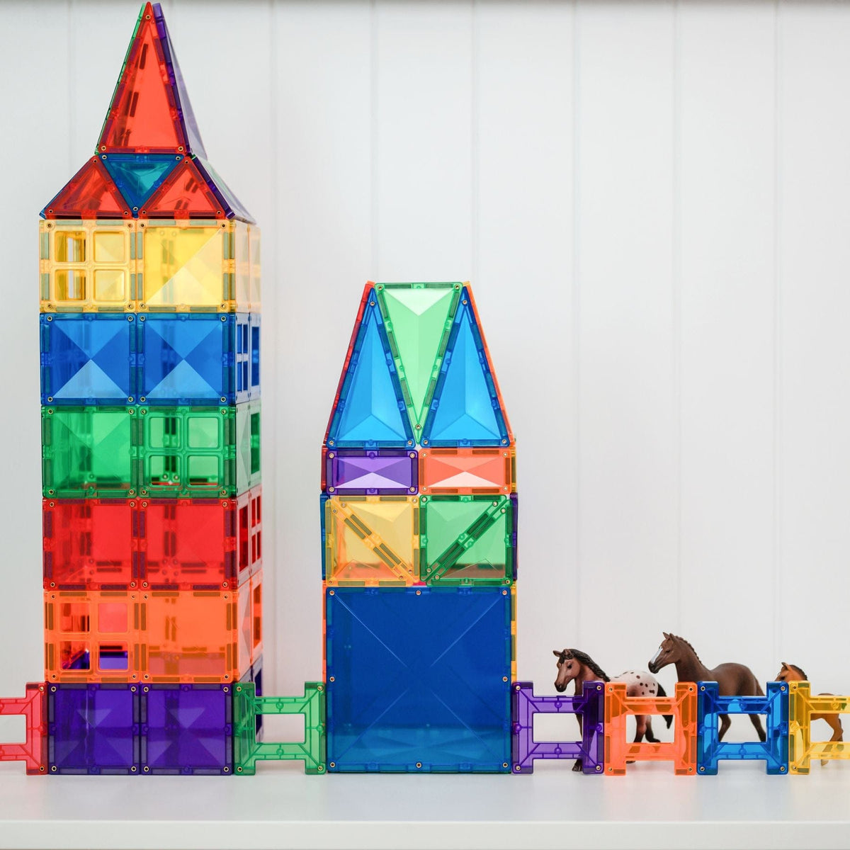 Magnetbausteine Connetix Rainbow Creative Pack 102 Teile - STEAM Magnetbausteine ab 3 Jahren