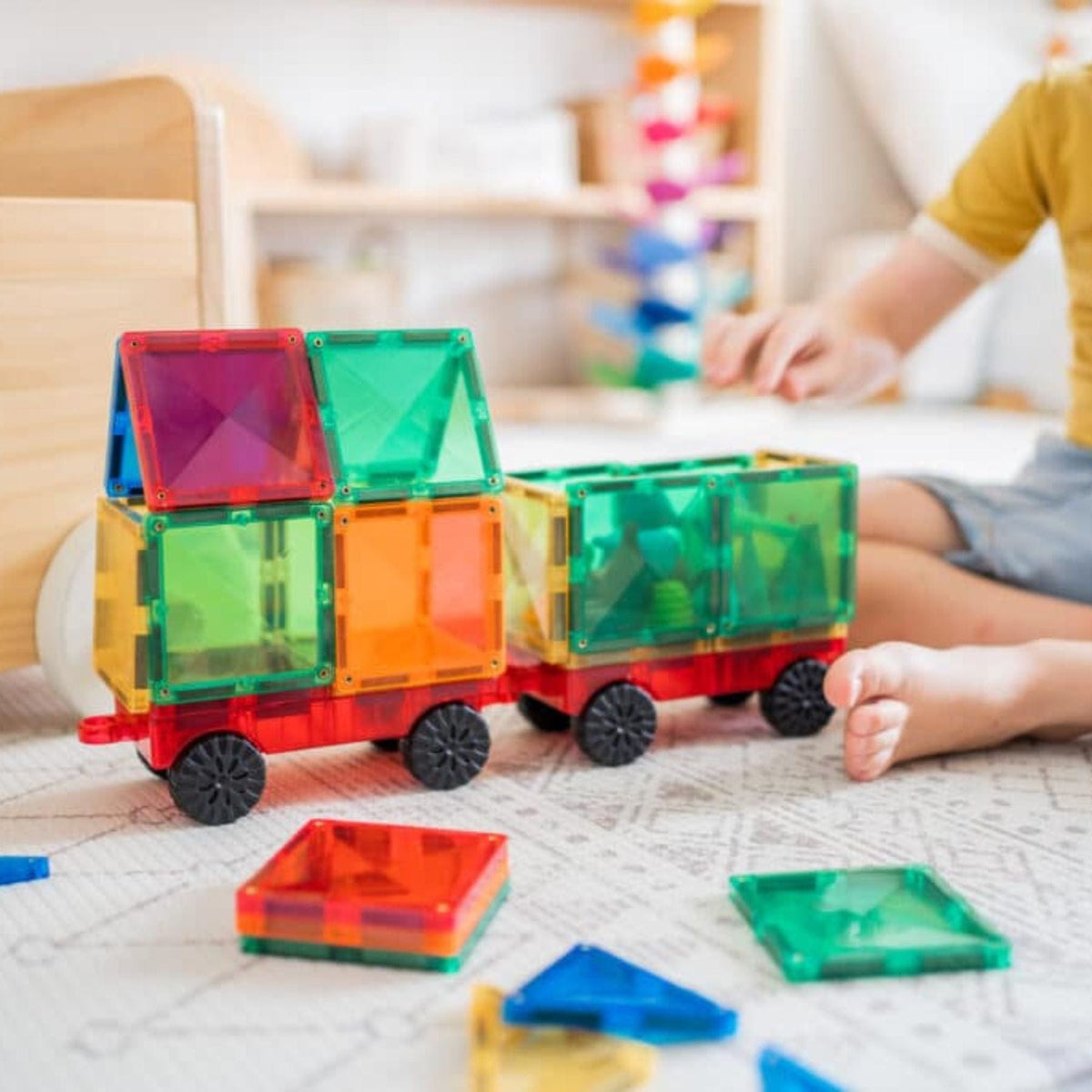 Magnetbausteine Connetix Rainbow Motion Pack — 24 Magnetbausteine