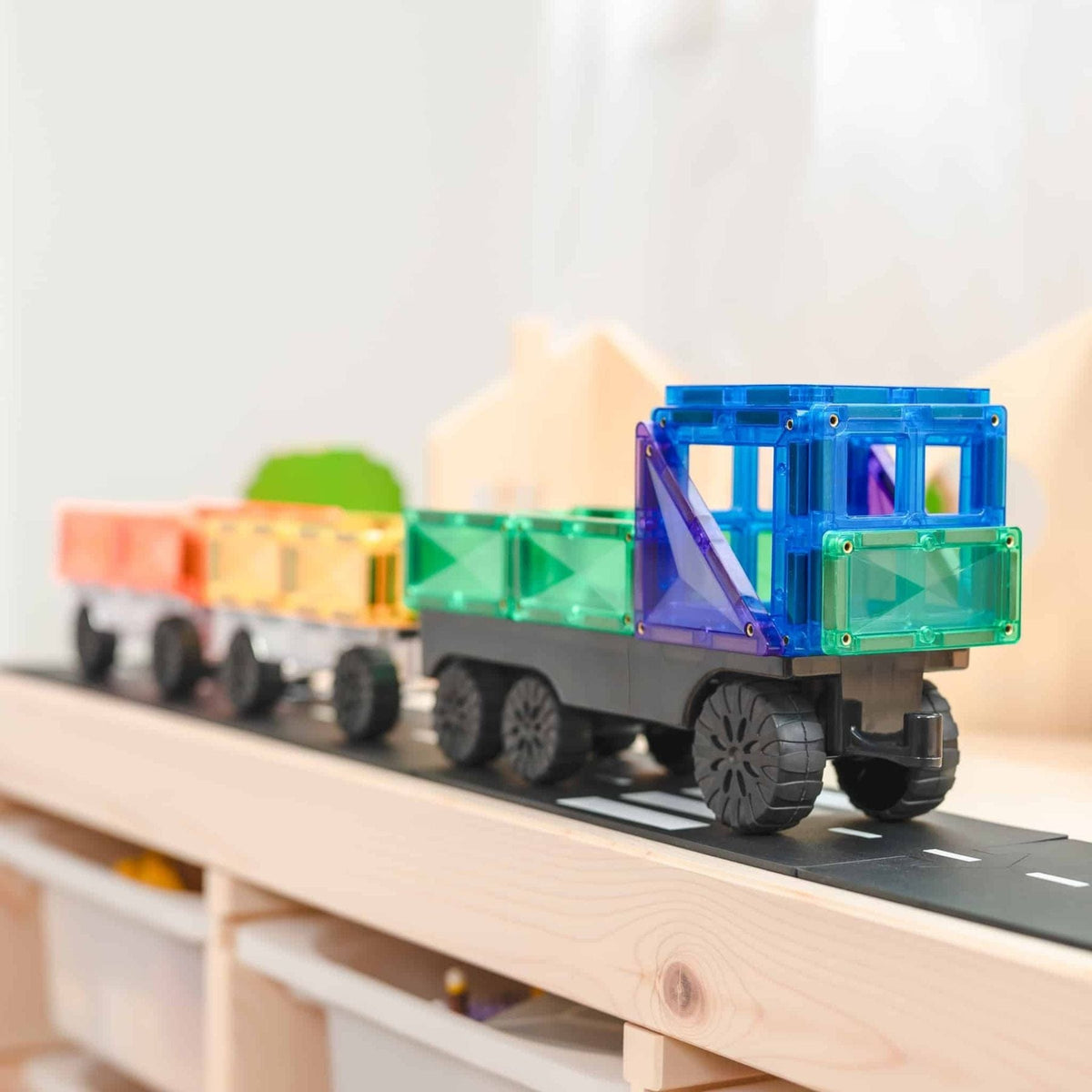 Magnetbausteine Connetix Rainbow Transport Pack — 50 Magnetbausteine