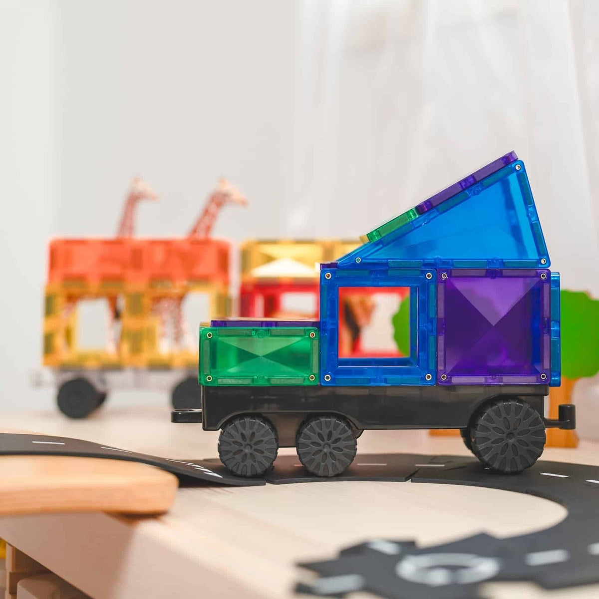 Magnetbausteine Connetix Rainbow Transport Pack — 50 Magnetbausteine