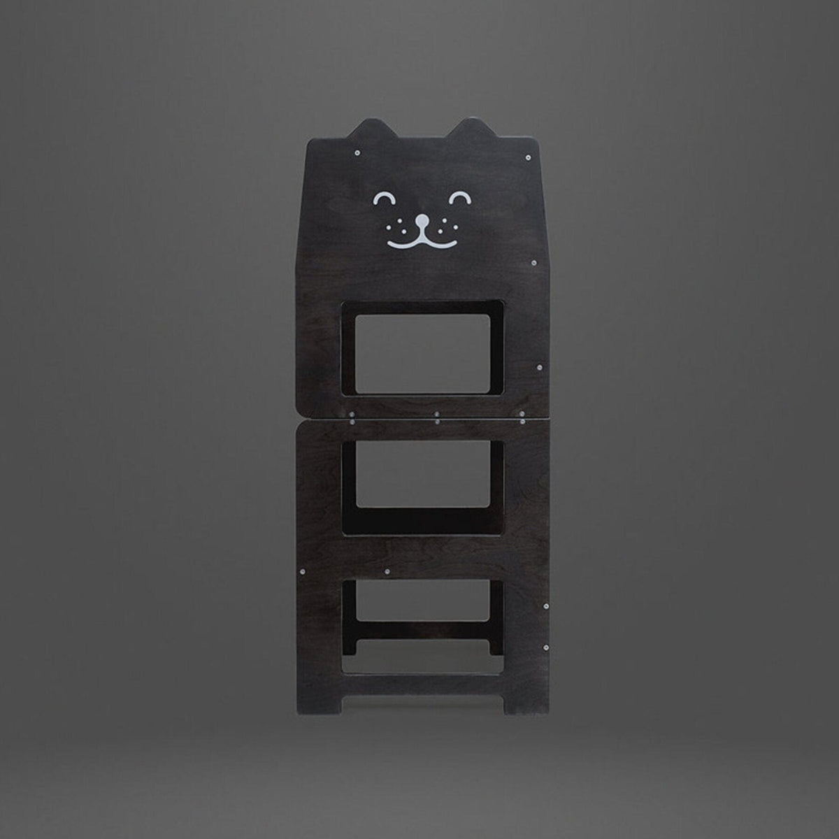Learning Tower Lernturm wandelbarer mit Schreibtafel Design Katze