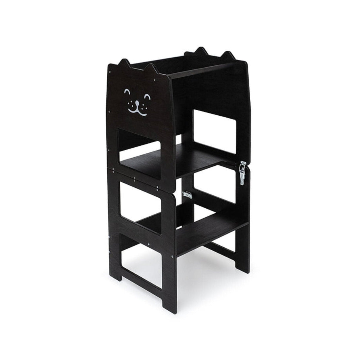 Learning Tower Lernturm wandelbarer mit Schreibtafel Design Katze