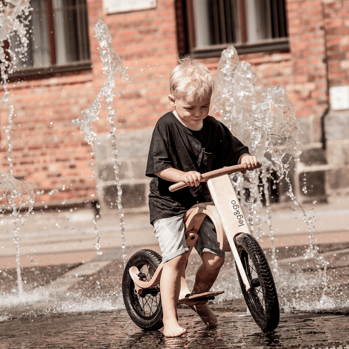 Laufräder Downhill Erweiterung mit Bremse für Balance Bike 3in1