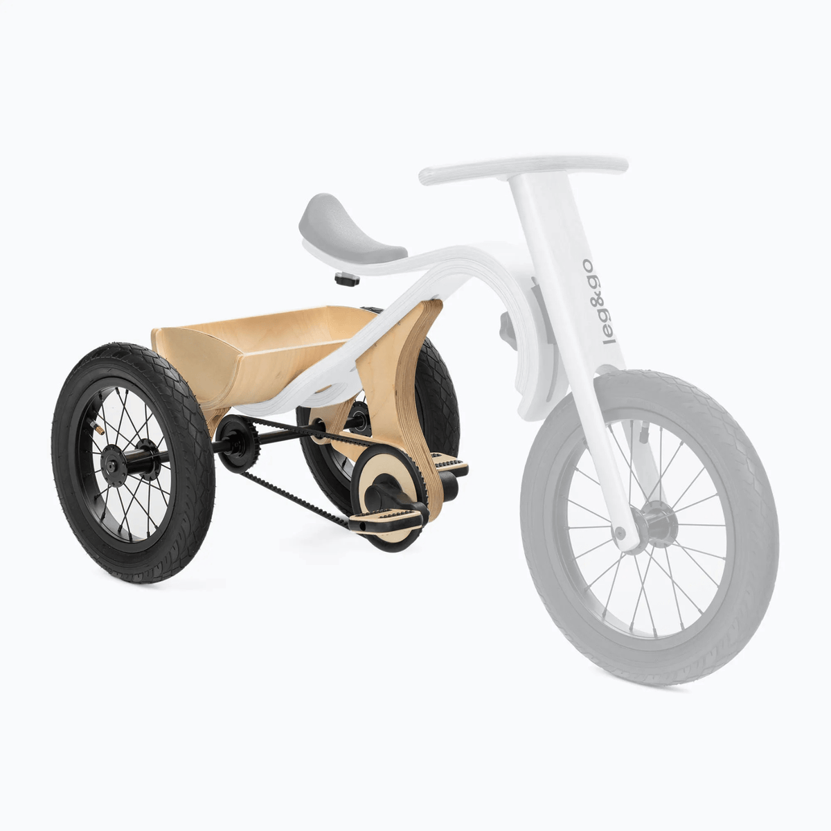 Laufräder Dreirad Erweiterung für Laufrad Balance Bike 3in1