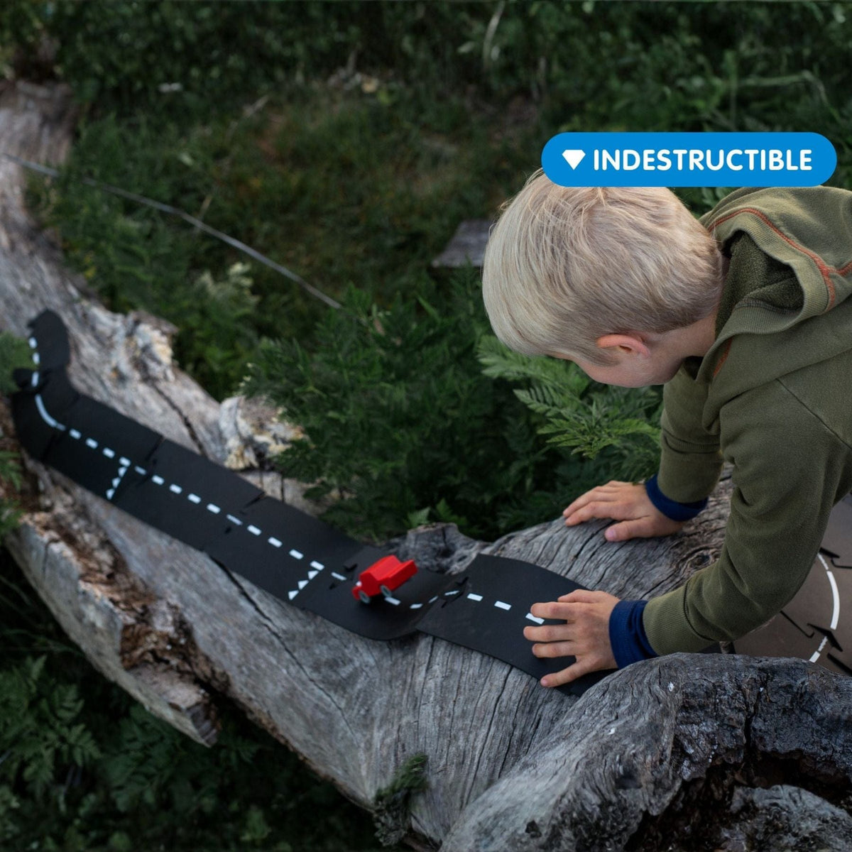 flexible toy road Flexible Spielstrasse aus Gummi – Expressway | 16 Teile | waytoplay