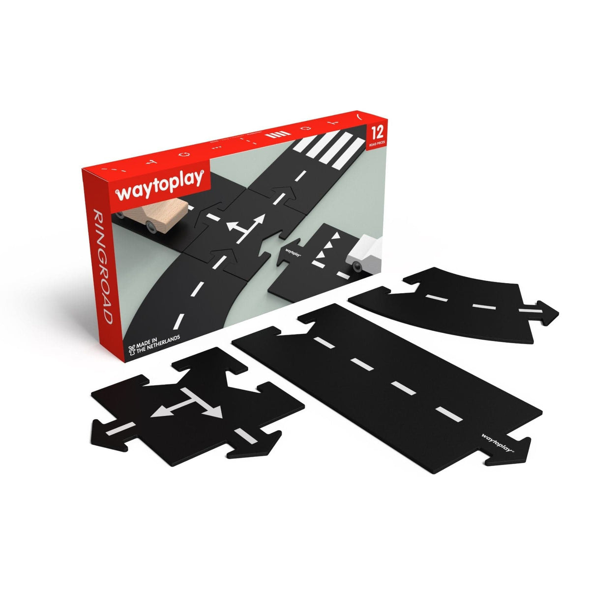 flexible toy road waytoplay Ringroad - Flexible Spielstrasse – Ringroad | 12 Teile | waytoplay
