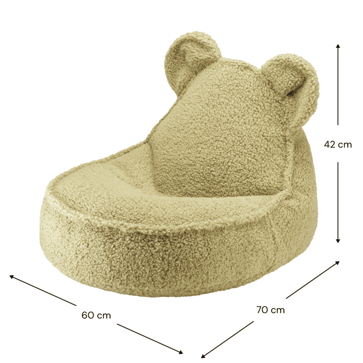 Sitzsäcke Kinder-Sitzsack Bär aus Teddy I wigiwama