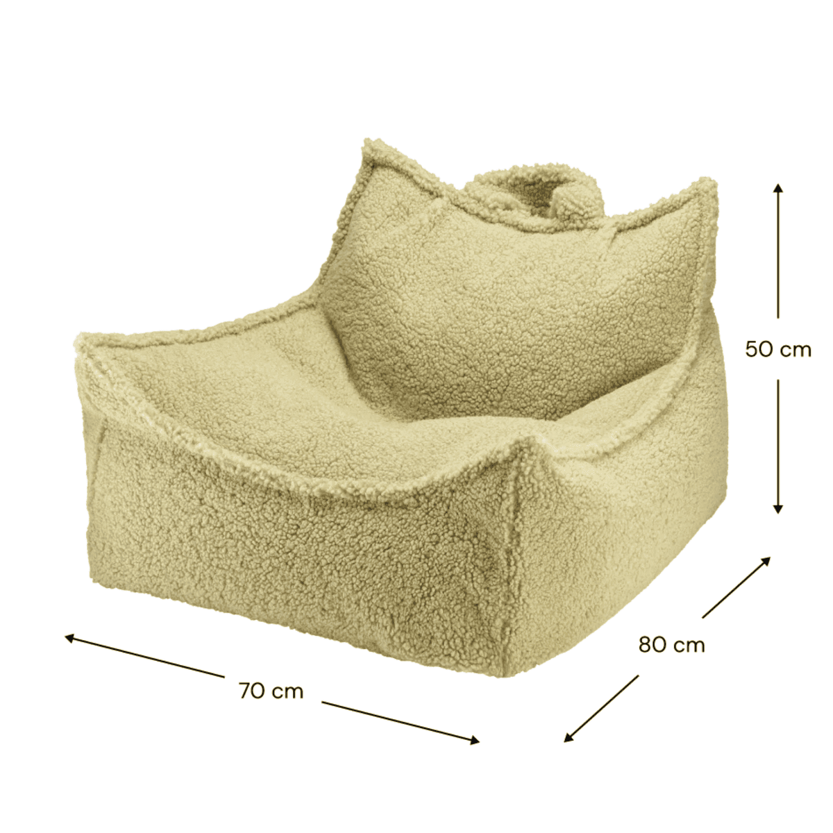 Sitzsäcke Kinder-Sitzsack Sessel aus Teddy I wigiwama