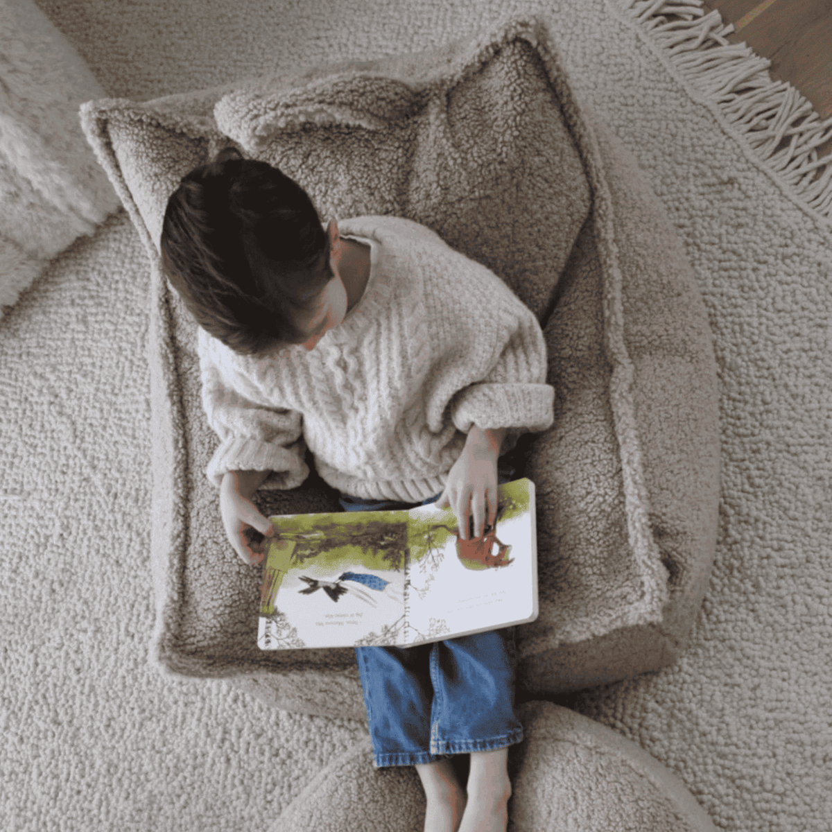 Sitzsäcke Kinder-Sitzsack Sessel aus Teddy I wigiwama