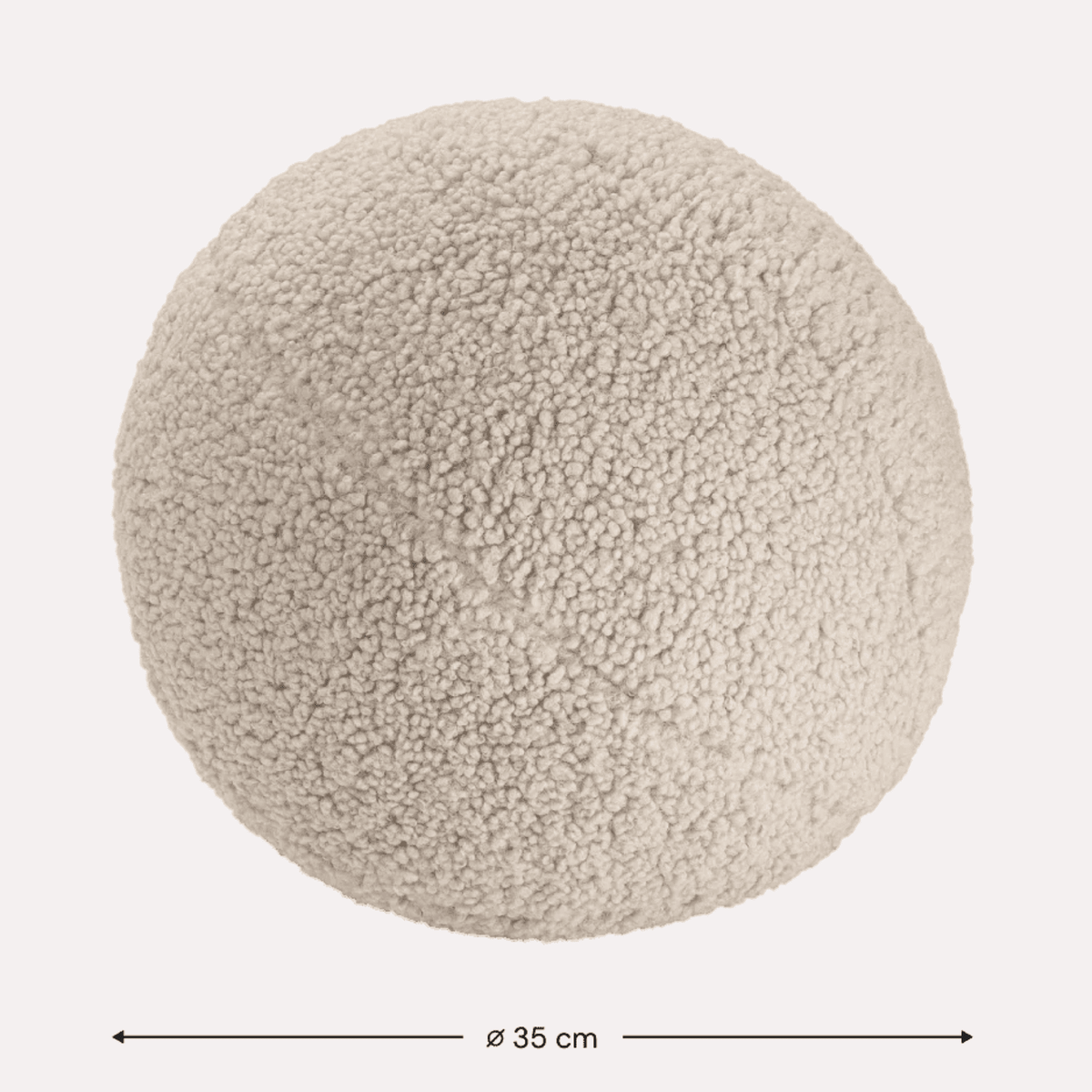 Sitzsäcke Rundes Teddy-Kissen Ball Kinderkissen I wigiwama