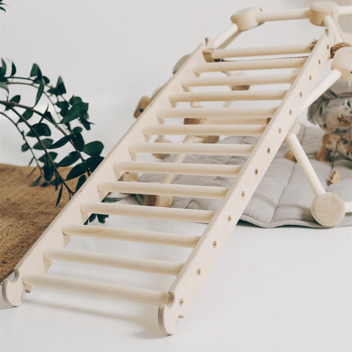 Möbel Klettergerüst aus Holz - Kletterkuppel Set