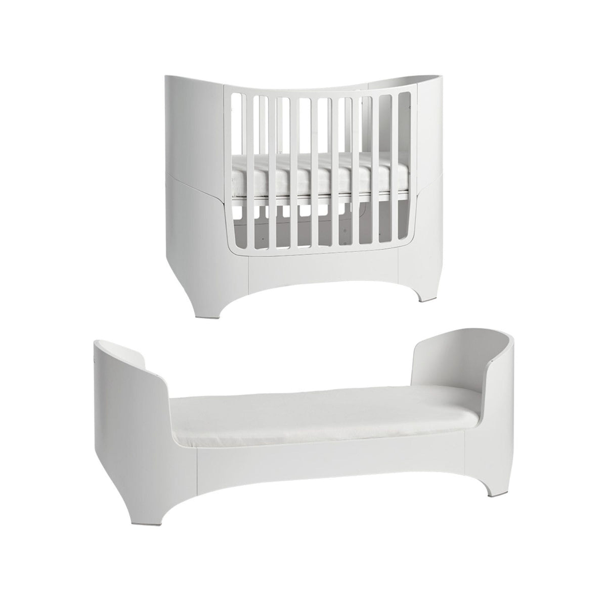 Babybetten & Kinderbetten Leander Classic Baby-Juniorbett 0-7 Jahre - Mitwachsend inkl. Junior-Kit | Dänisches Design