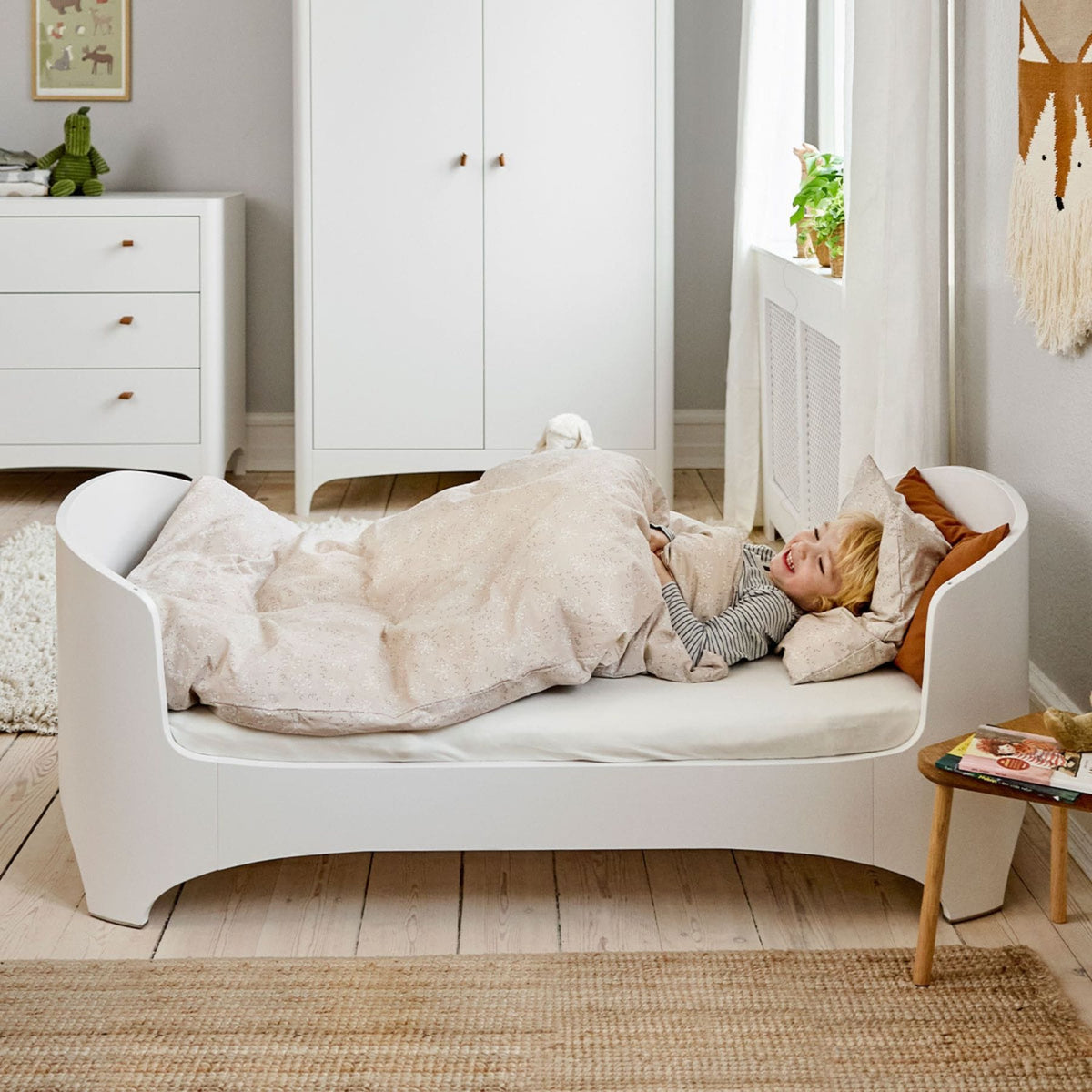 Babybetten & Kinderbetten Leander Classic Baby-Juniorbett 0-7 Jahre - Mitwachsend inkl. Junior-Kit | Dänisches Design