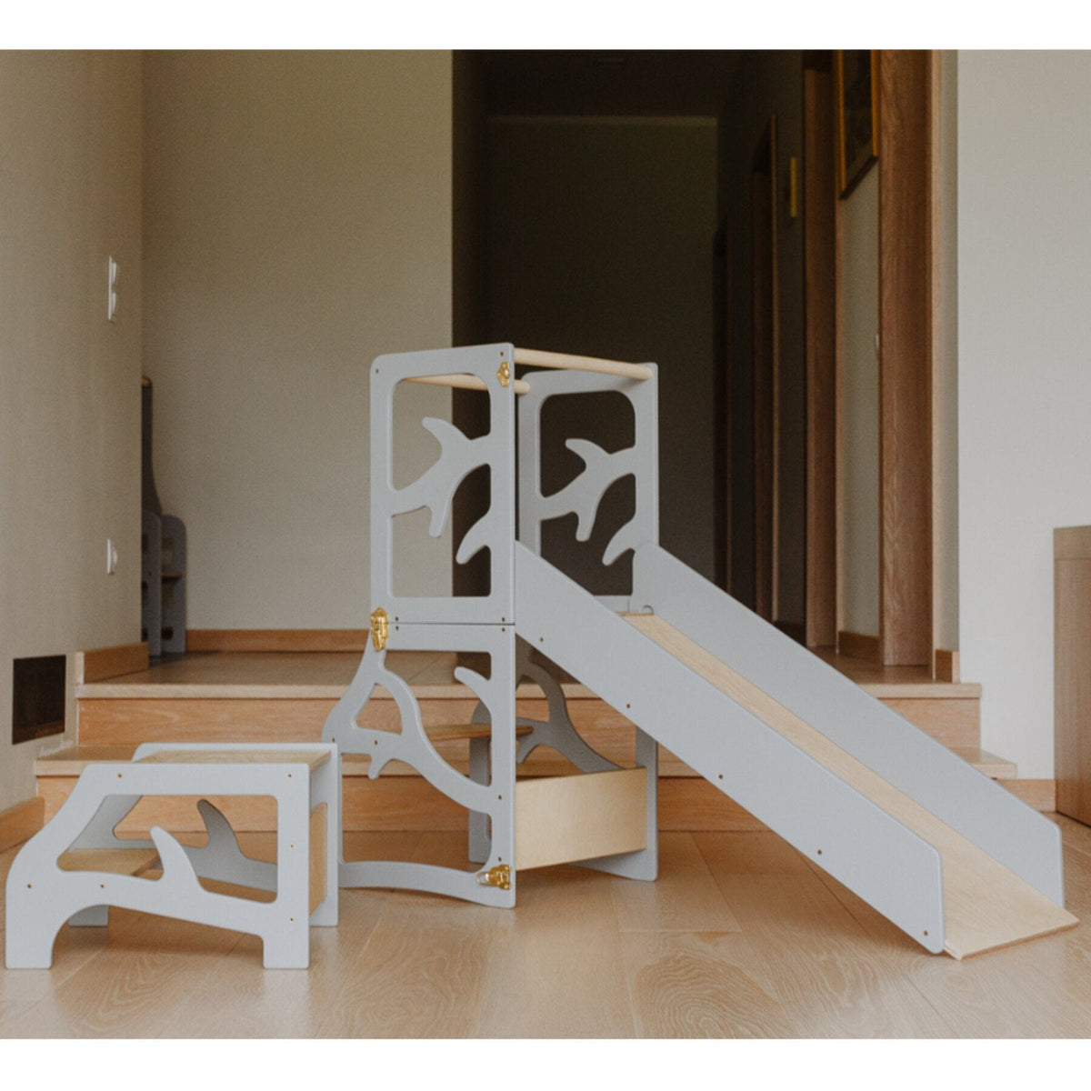 Learning Tower Lernturm Learning Tower 3in1 Grau