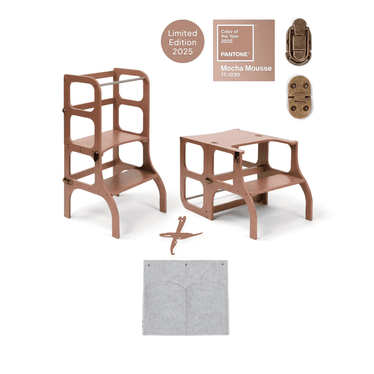 Learning Tower STEP’n’SIT Montessori Lernturm 2-in-1 Limitierte Edition