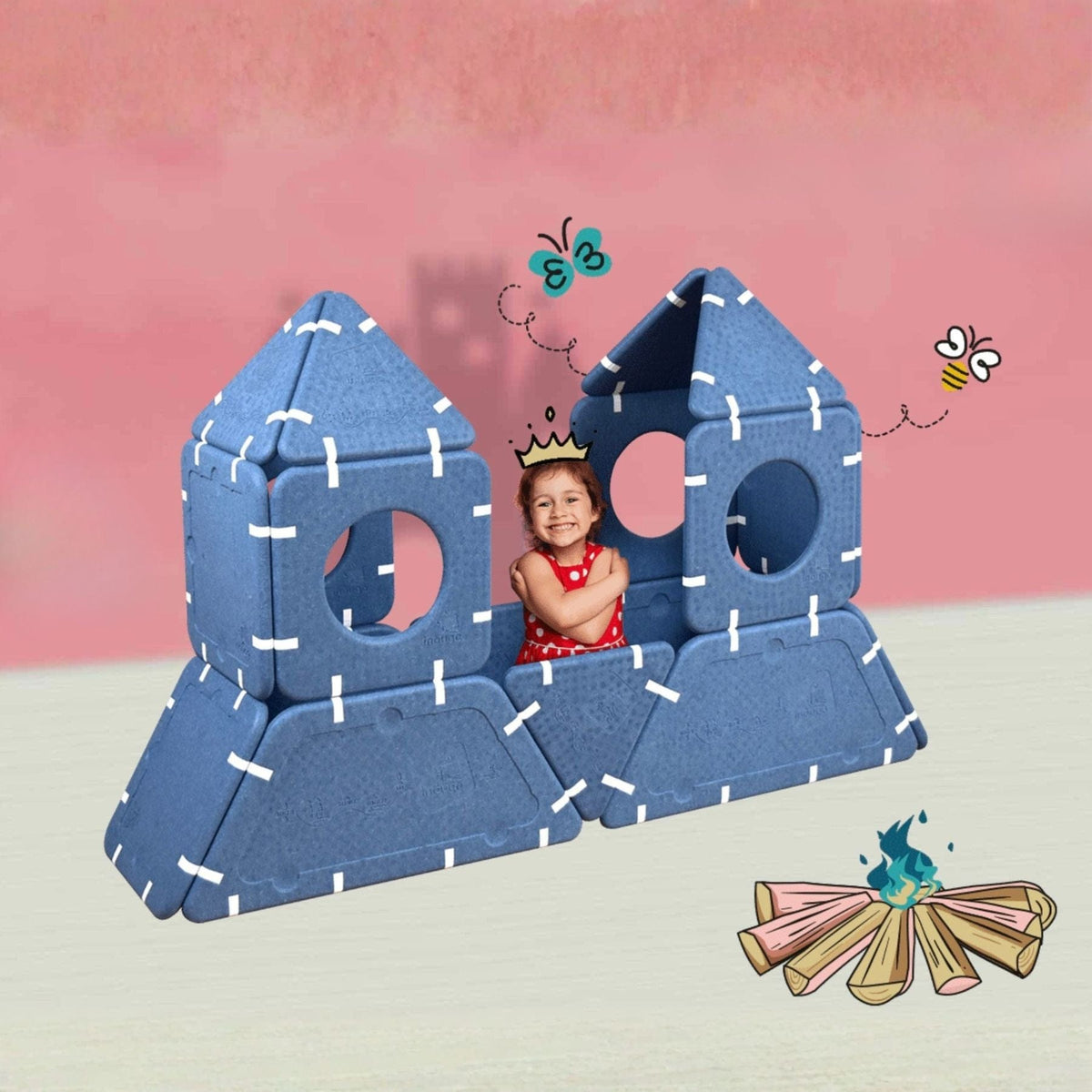 Magnetbausteine Magnetische Riesenbausteine - Adventure Set 20-teilig