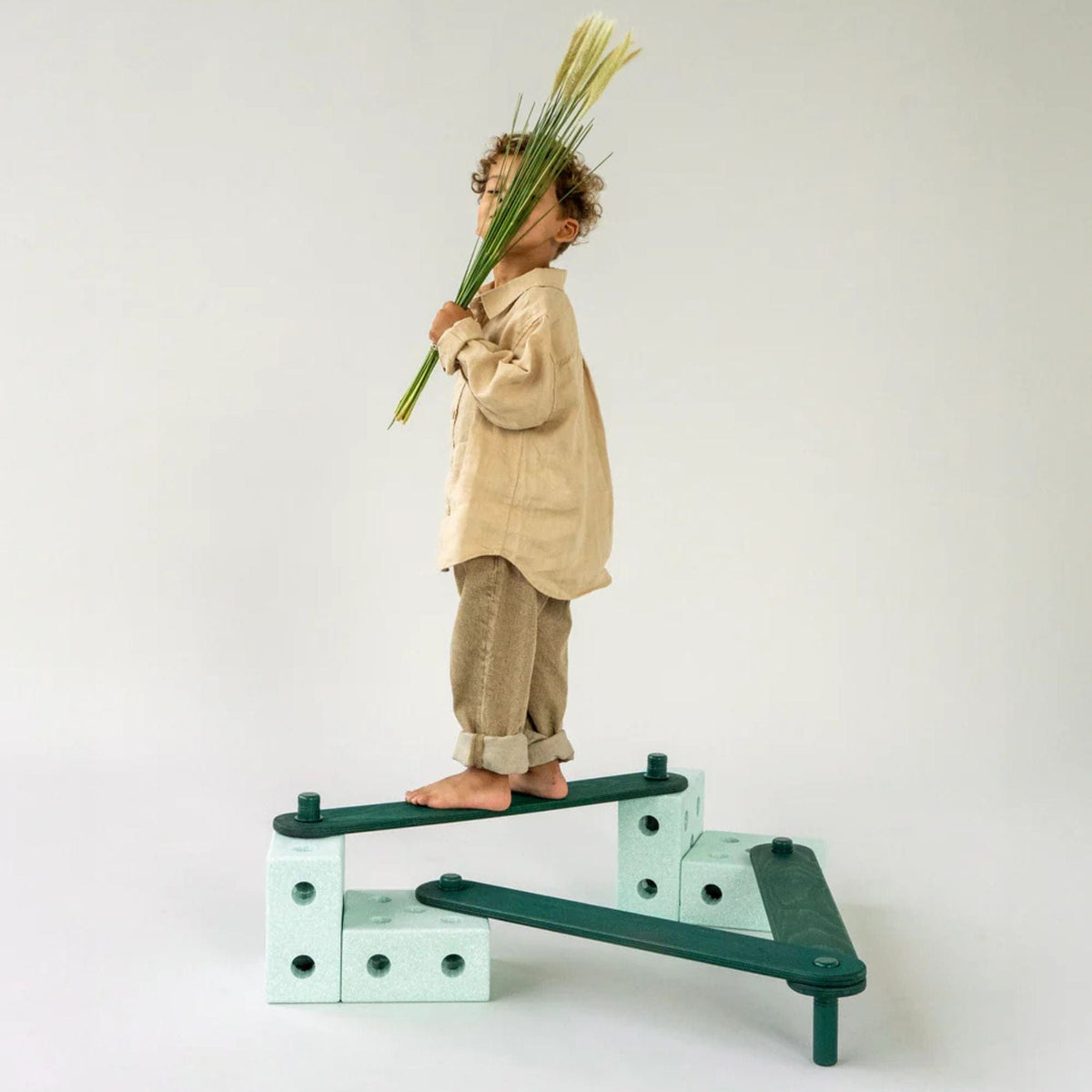 Lern- & Motorikspielzeug MODU Balance Track Set – Kreatives Balancierspiel & Bau-Spielset für Kinder