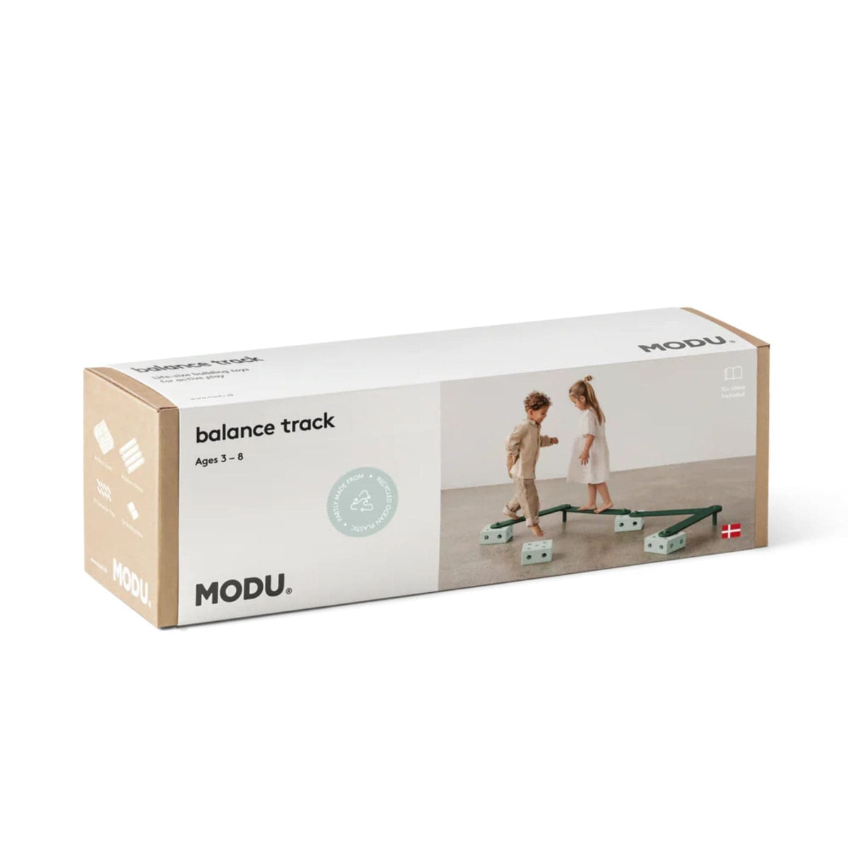 Lern- & Motorikspielzeug MODU Balance Track Set – Kreatives Balancierspiel & Bau-Spielset für Kinder