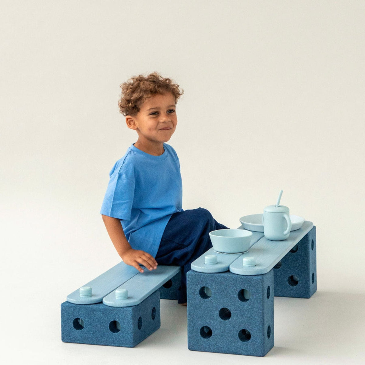 Lern- & Motorikspielzeug MODU Balance Track Set – Kreatives Balancierspiel & Bau-Spielset für Kinder