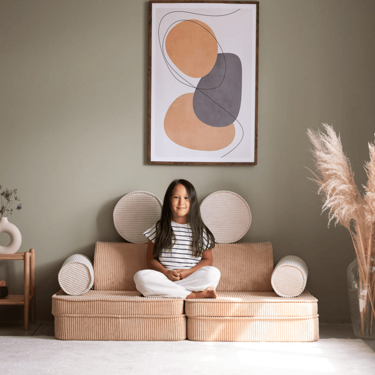 Polstermöbel Modulares Kinder-Spielsofa Kindersofa aus Cord I wigiwama