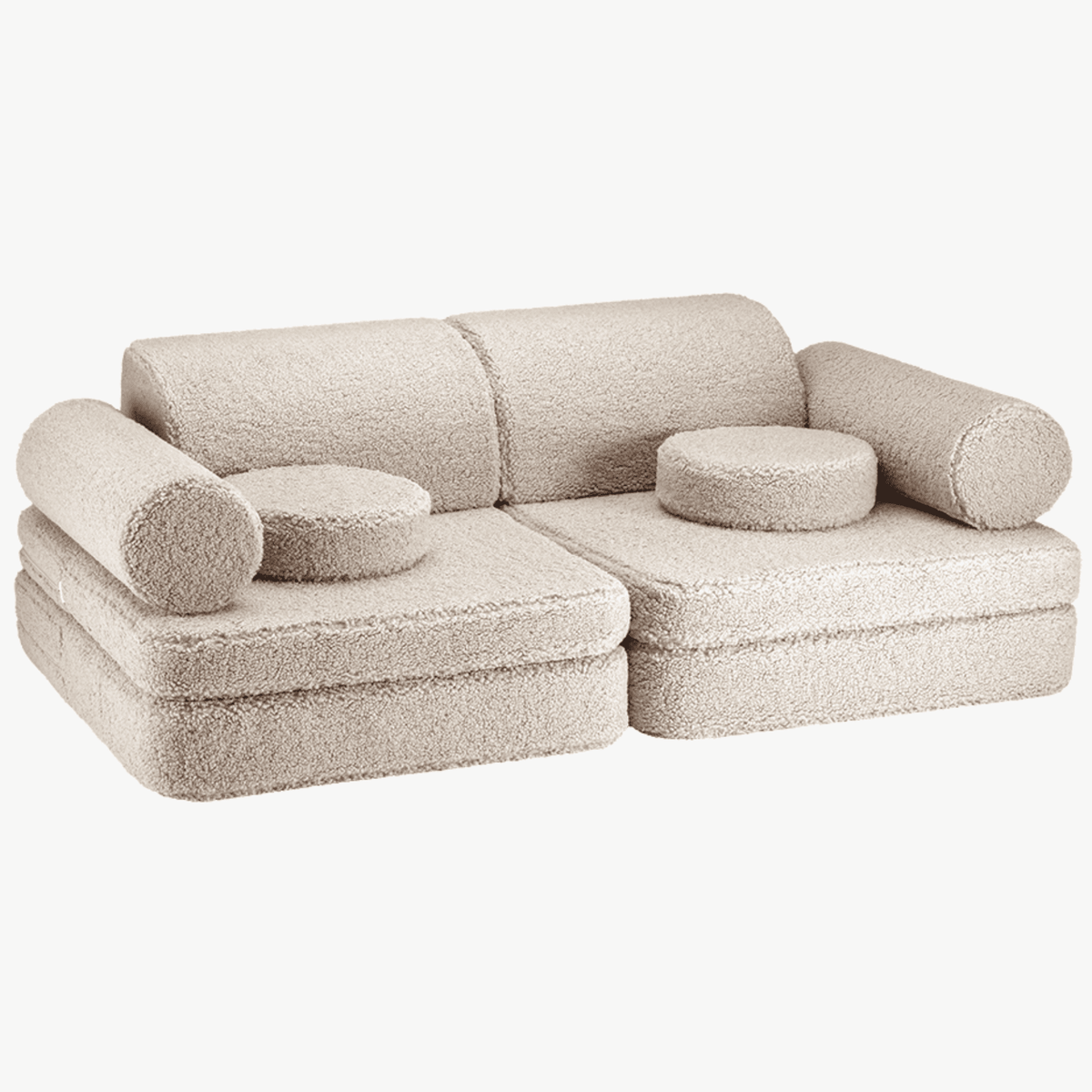 Polstermöbel Modulares Kinder-Spielsofa Kindersofa aus Teddy I wigiwama