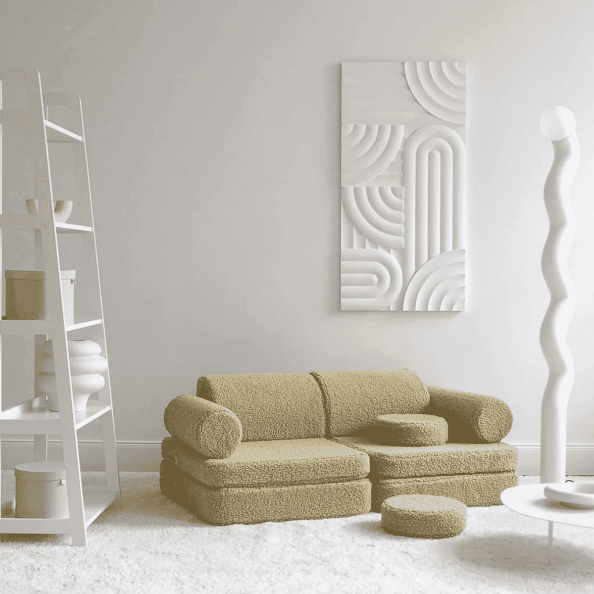 Polstermöbel Modulares Kinder-Spielsofa Kindersofa aus Teddy I wigiwama