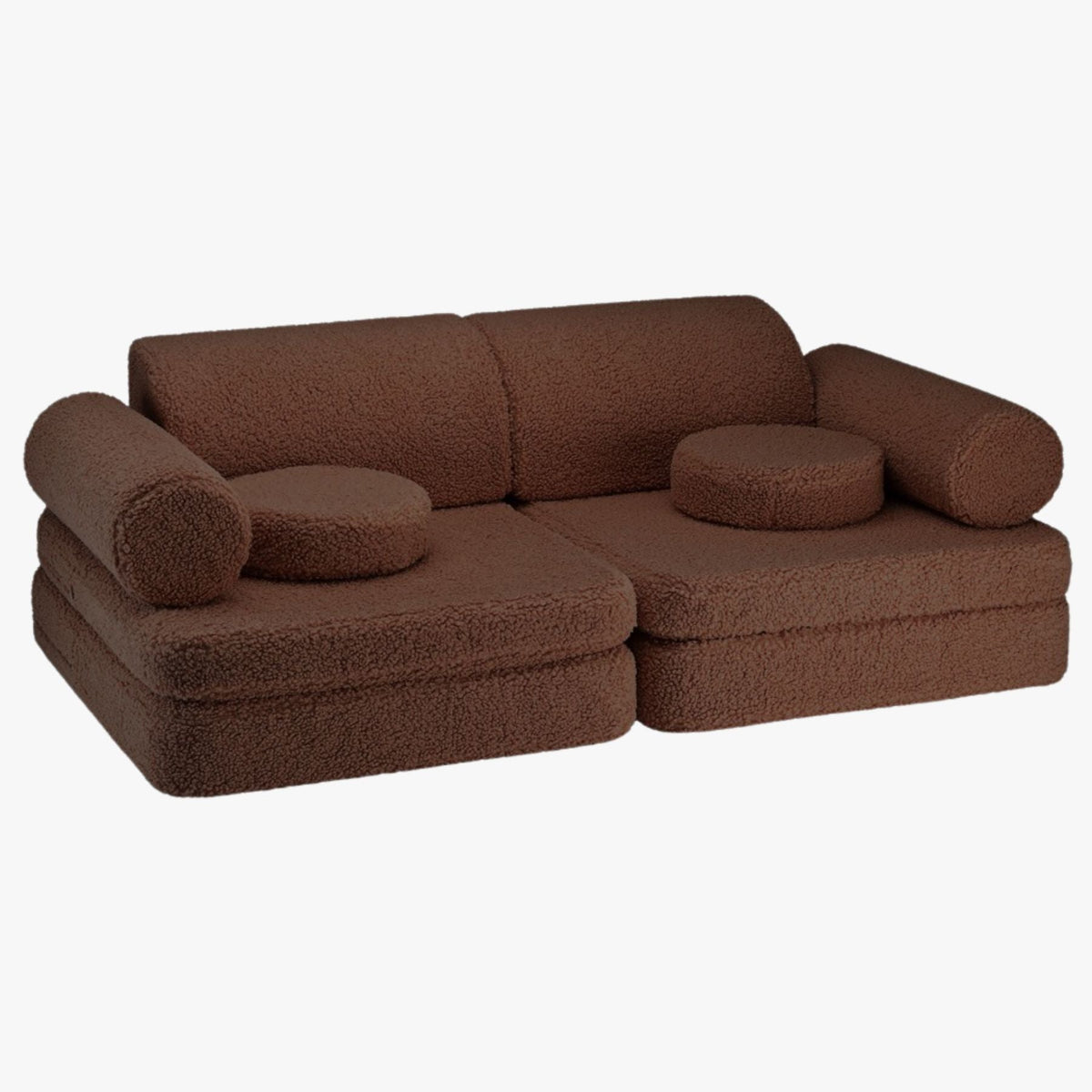 Polstermöbel Modulares Kinder-Spielsofa Kindersofa aus Teddy I wigiwama