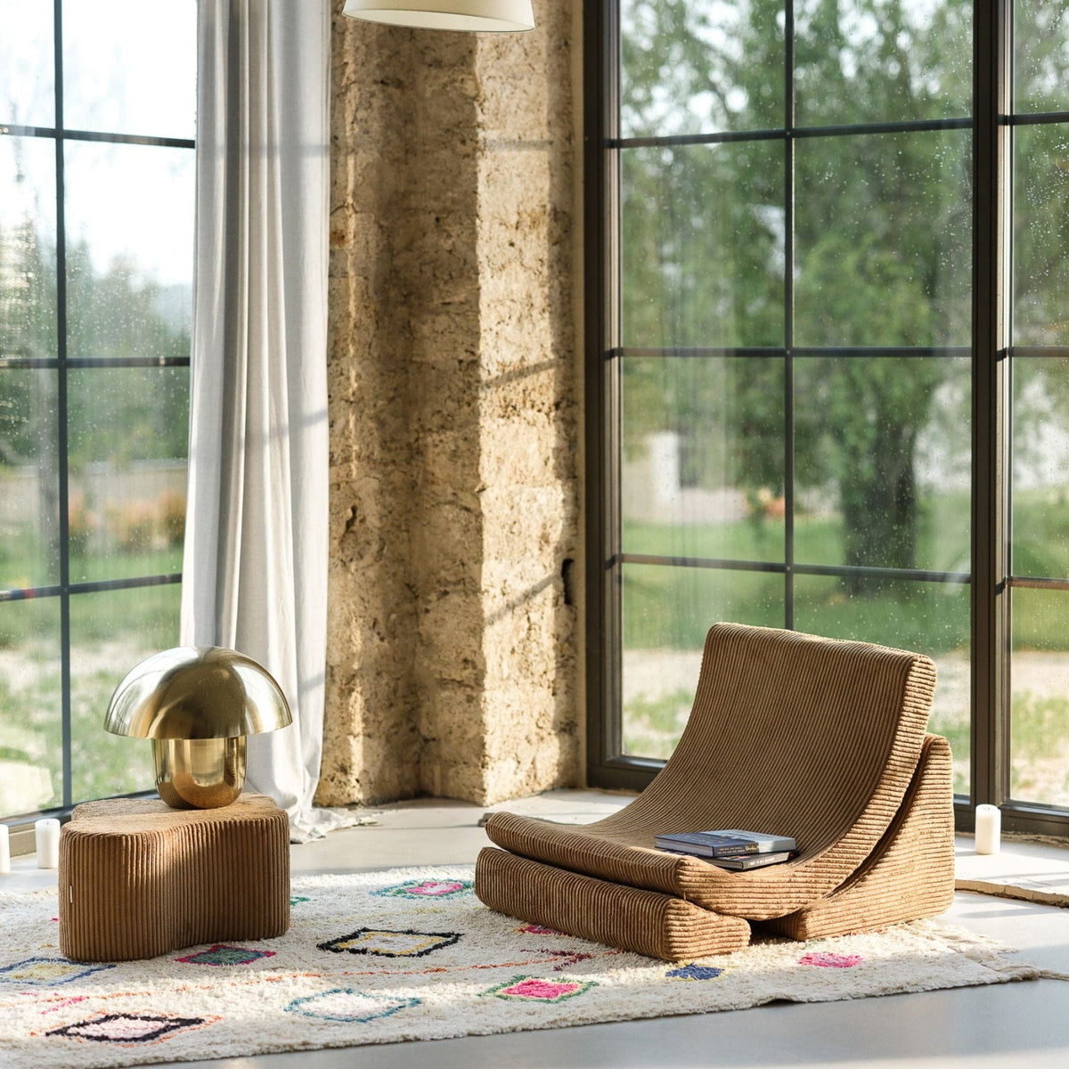 Polstermöbel wigiwama Moon Chair Kindersessel – modularer Kinder-Sessel I Cord