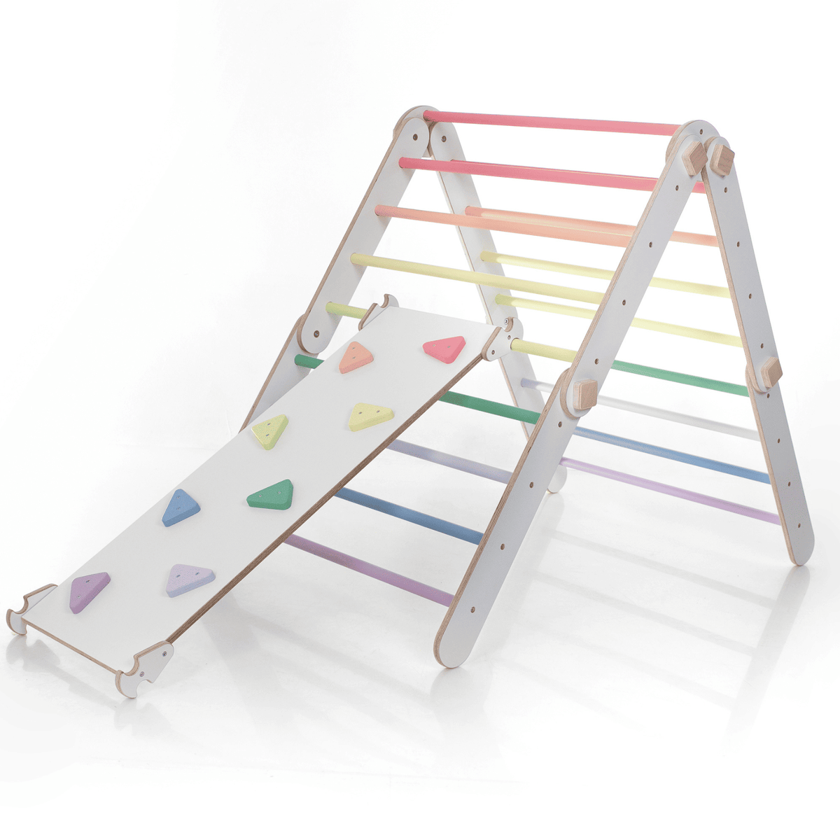 Kletterdreieck Pikler Dreieck Kletterdreieck Pastell – Klappbar