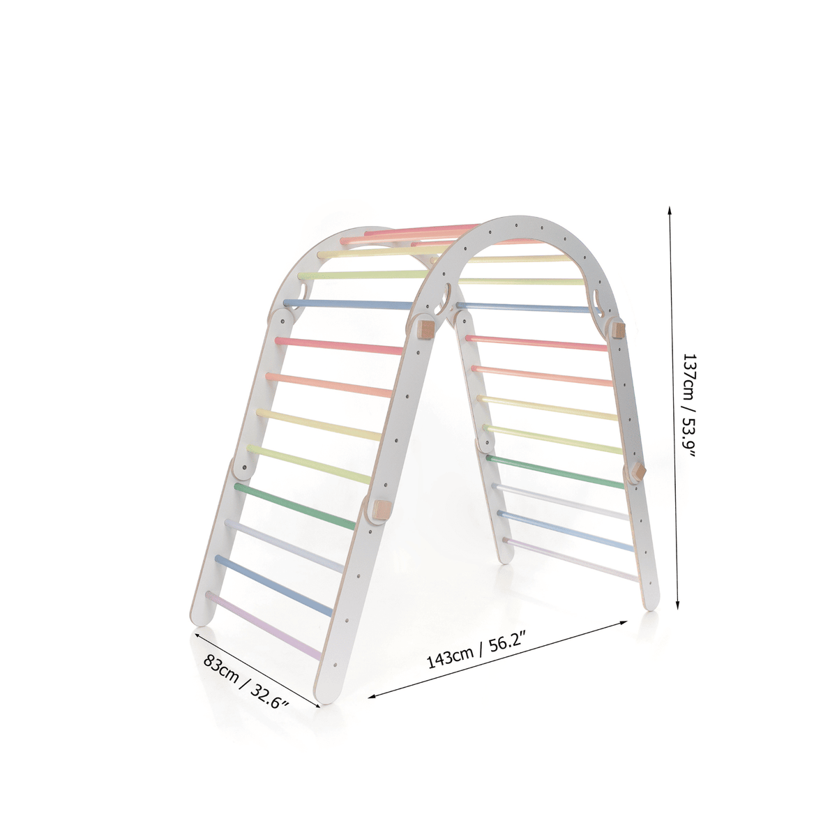 Kletterdreieck Pikler Dreieck Kletterdreieck Pastell – Klappbar