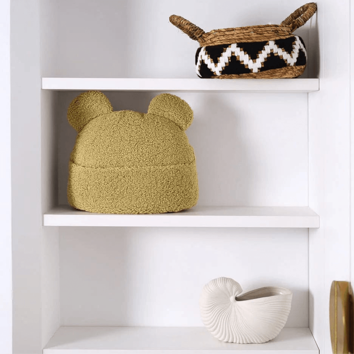 Sitzsäcke Kissen mit Tasche aus Teddy Polster I wigiwama