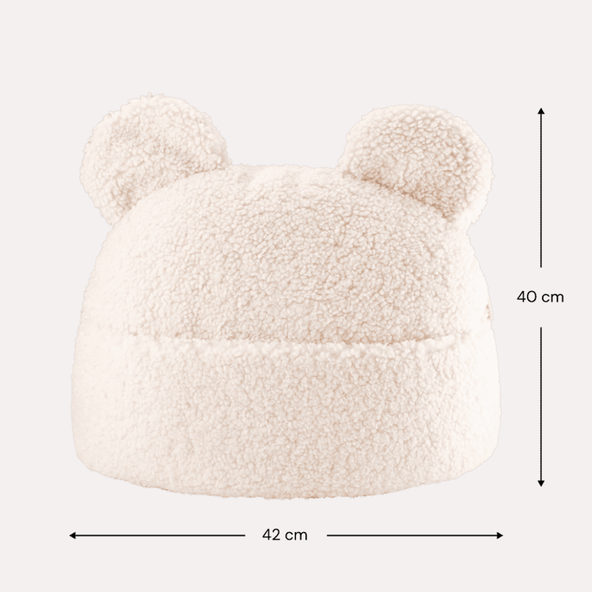 Sitzsäcke Kissen mit Tasche aus Teddy Polster I wigiwama