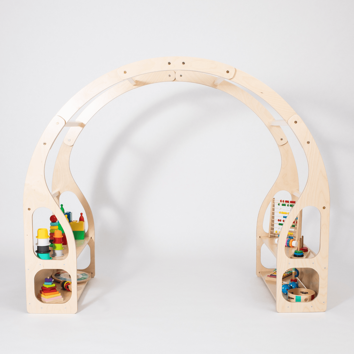 Möbel Montessori-Spielzeugregal für Kleinkinder