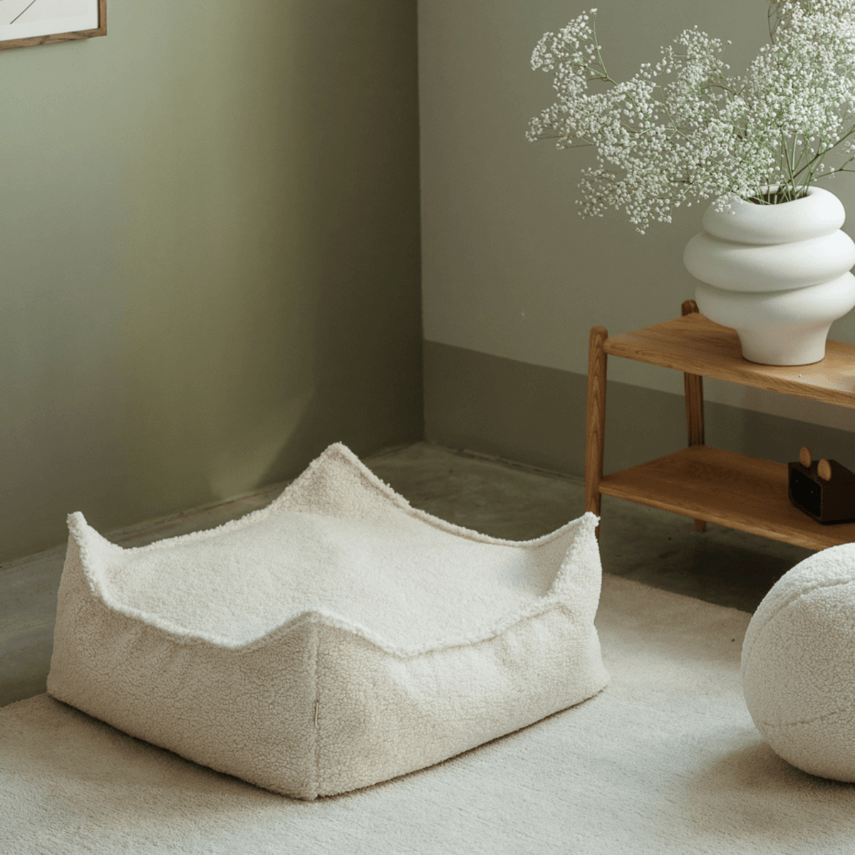 Sitzsäcke Kinder Ottoman Sitzgelegenheit – Square Ottoman I wigiwama