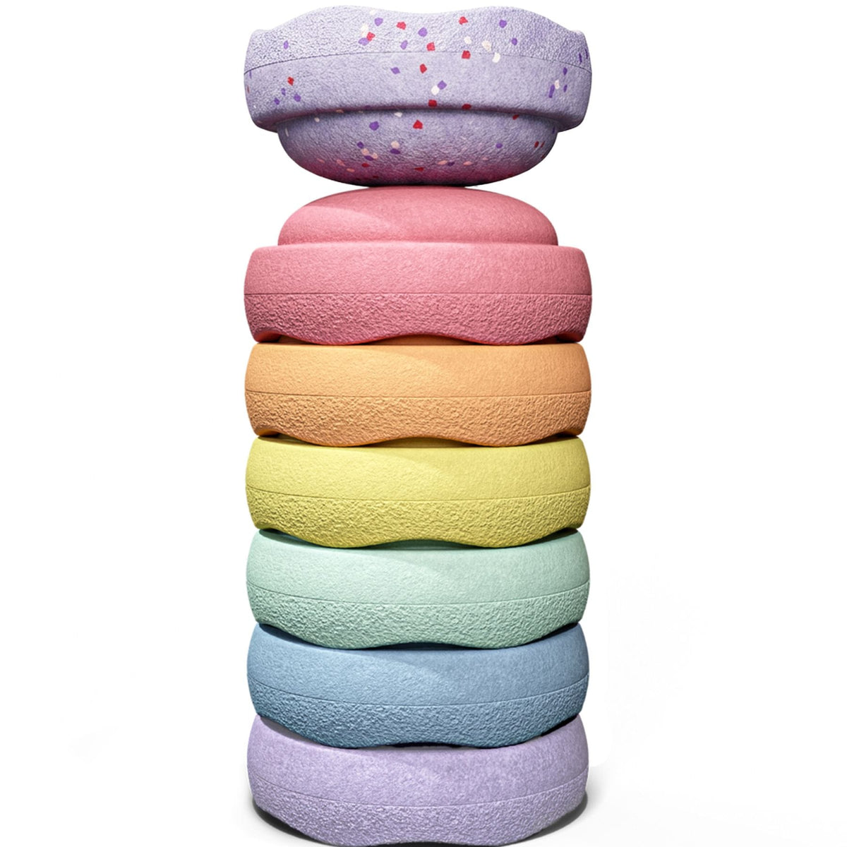 Stapelsteine Stapelstein Mini rainbow Winter Special, 6 + 1 Minis, classic oder pastel