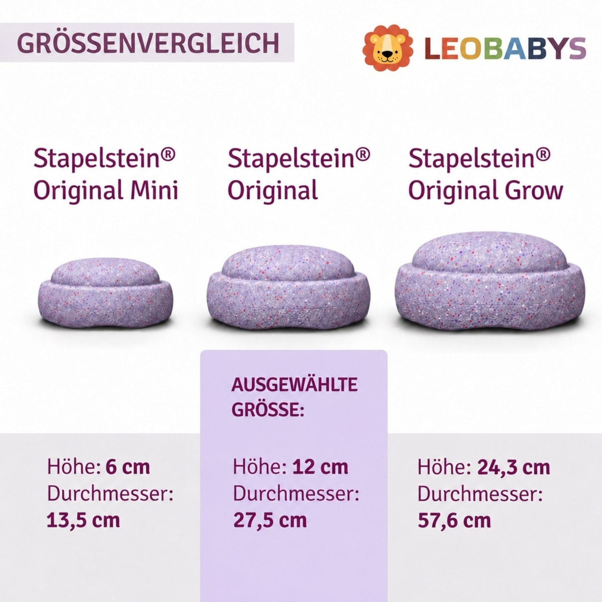 Stapelsteine Stapelstein Rainbow Set Winter Special, 6 + 1, classic oder pastel