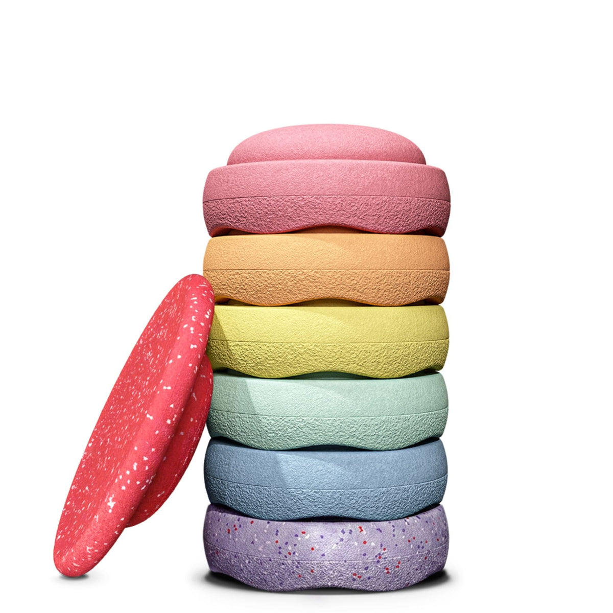 Stapelsteine Stapelstein Rainbow Set Winter Special, 6 + 1, classic oder pastel