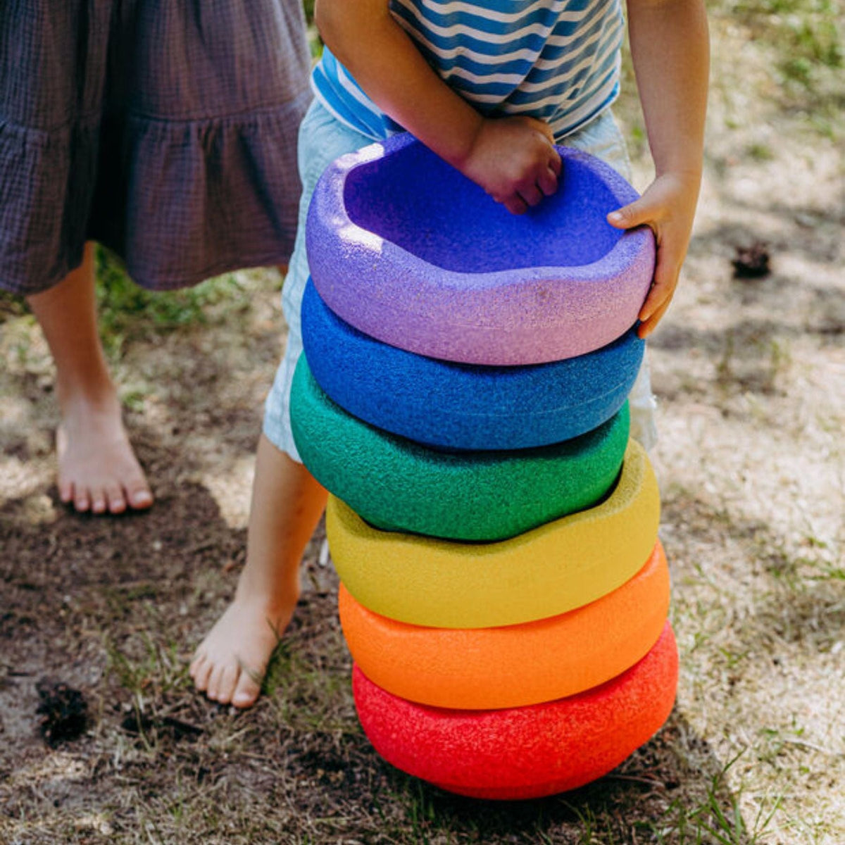 Stapelsteine Stapelstein® Spring Special Rainbow — 6 Steine