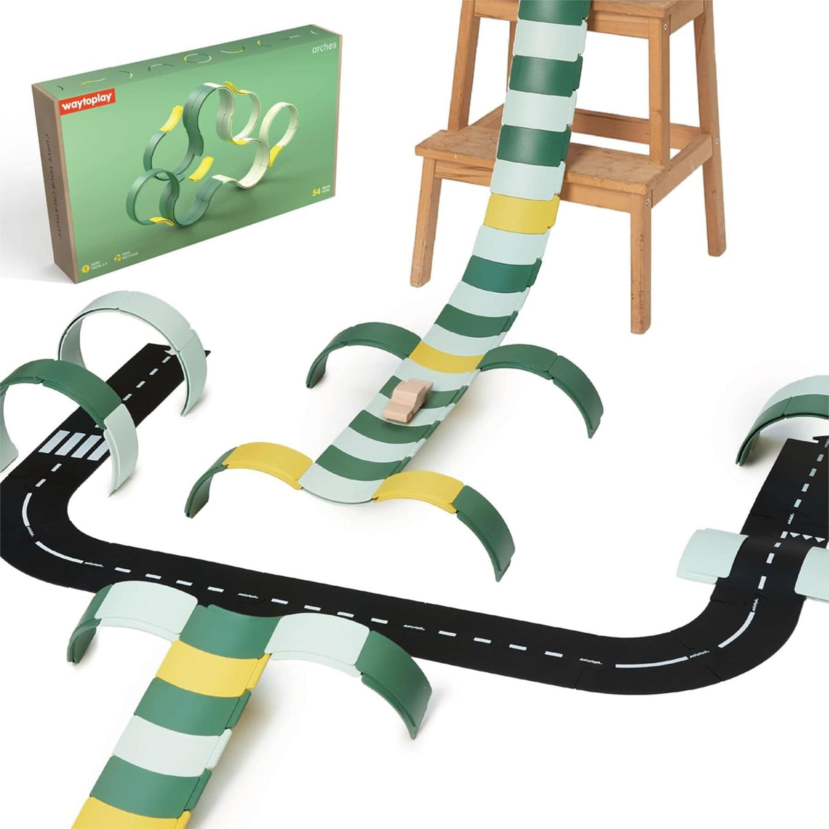 Konstruktionsspielzeug Arches Builder Set – Konstruktionsspielzeug | 54 Boegen | waytoplay