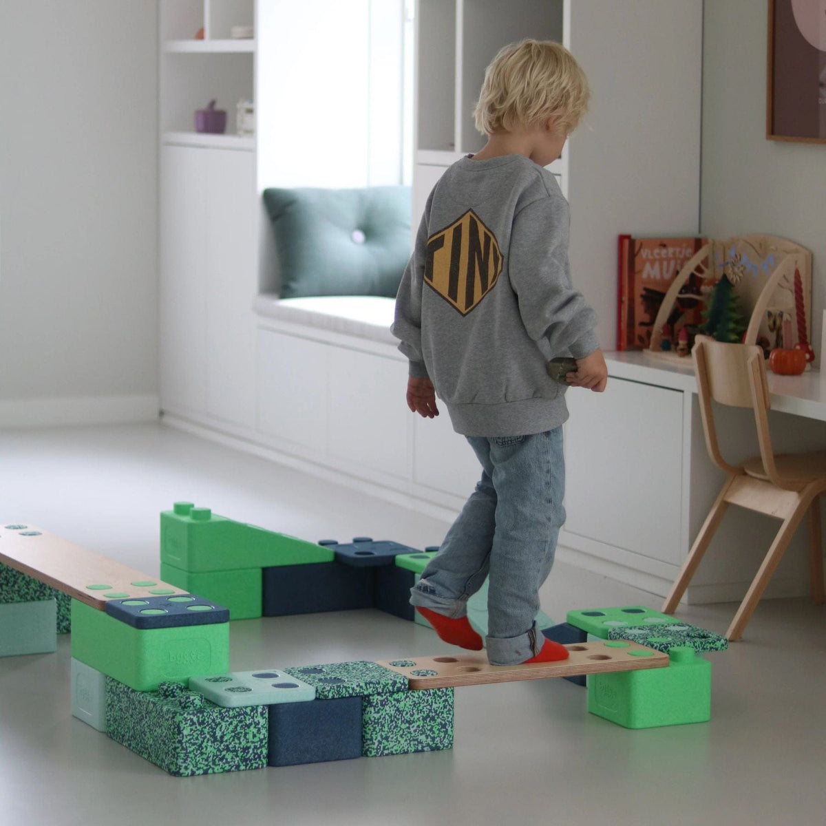 Konstruktionsspielzeug KREATIVFYR Special Edition 24 XXL Schaumstoffbausteine | bygge