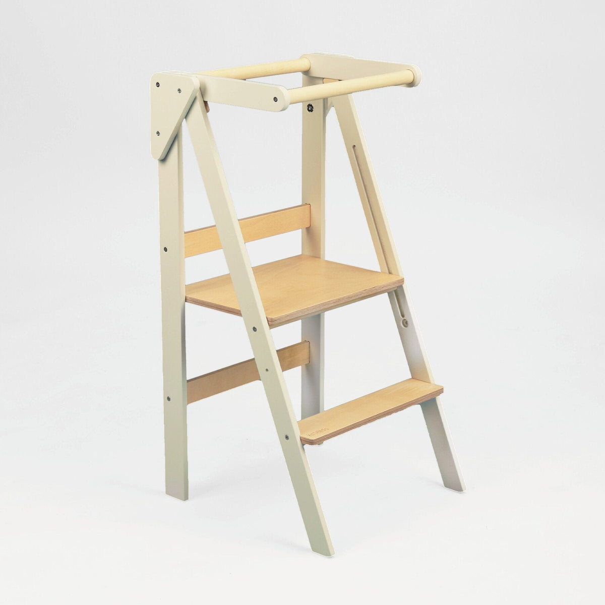 Learning Tower Faltbarer Montessori Naturholz Lernturm